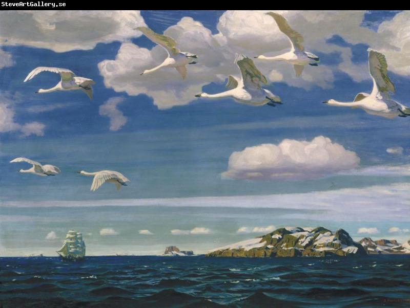 Arkady Alexandrovich Rylov In the Blue Expanse